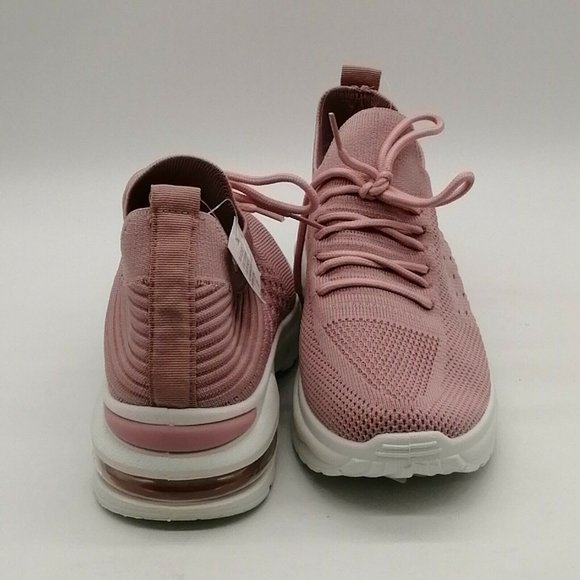 LaSheelah Womens Catega-6 Slip On Running Sneakers Maeve Mesh White Soles 9 NEW - Picture 3 of 10